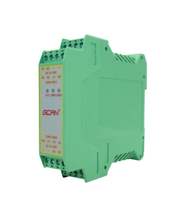 GCAN-226 CAN bus isolator hỗ trợ can2.0a can2.0b khung định dạng phù hợp với ISO/DIS 11898 tiêu chuẩn cắm và chơi CAN bus isolator