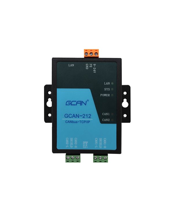 GCAN-212 Ethernet để CAN chuyển đổi tích hợp 2-Way Can-bus giao diện được xây dựng trong bộ nhớ Flash