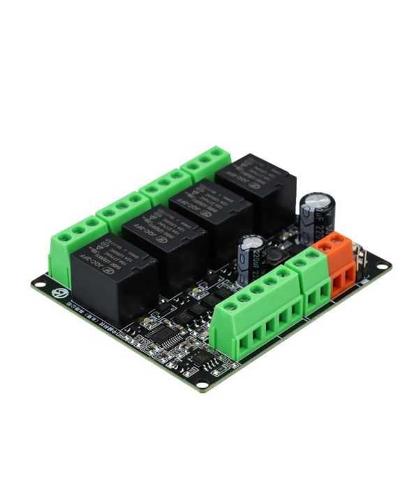 Module IO Rơ Le Đa Kênh Đơn ZS-DIO-R-10A-1-RS485-NS 485 Công Tắc TTL Module IO 6-36V Chống Ngược Modbus Zhongsheng