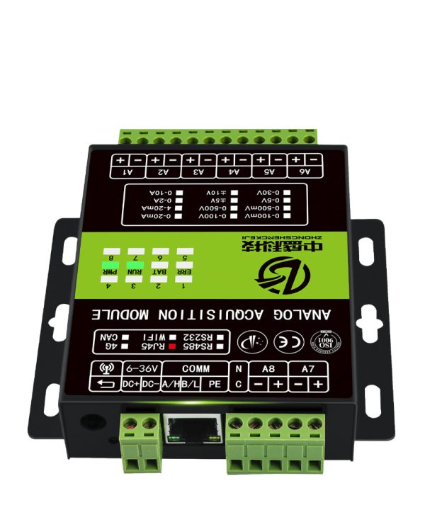 Module Thu Thập Tín Hiệu Analog Ethernet Điện Áp Hiện Tại Đầu Ra 20mA/5V/10V/100V PLC Mở Rộng Ioboard
