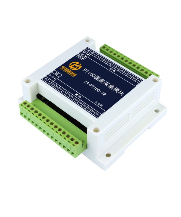 Module Máy Phát Thu Nhận Nhiệt Độ PT100 Cảm Biến Điện Trở Nhiệt Bạch Kim Output 485 Cổng Mạng CAN Ngăn Modbu
