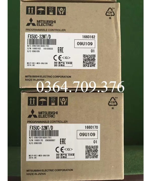 Mitsubishi PLC FX5UC-64MT/D FX5UC-32MT/D 4 Trục