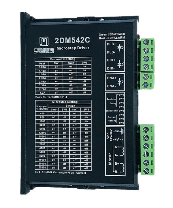 Jiemeikang 2dm542c 57 Bước Động Cơ Điều Khiển Nguồn Cung Cấp 24-36vdc Hiện Tại 4.2A JMC Stepper