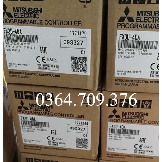 FX3U-4DA Modul Đầu Ra Tương Tự Analog