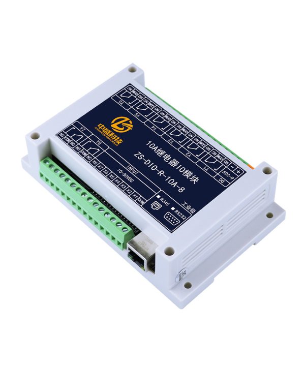 Công Tắc Đầu Ra Rơ Le JQC-3FF 10A Output Giao Tiếp Mạng Thường Đóng Điều Khiển Modbus Điện Từ TCP
