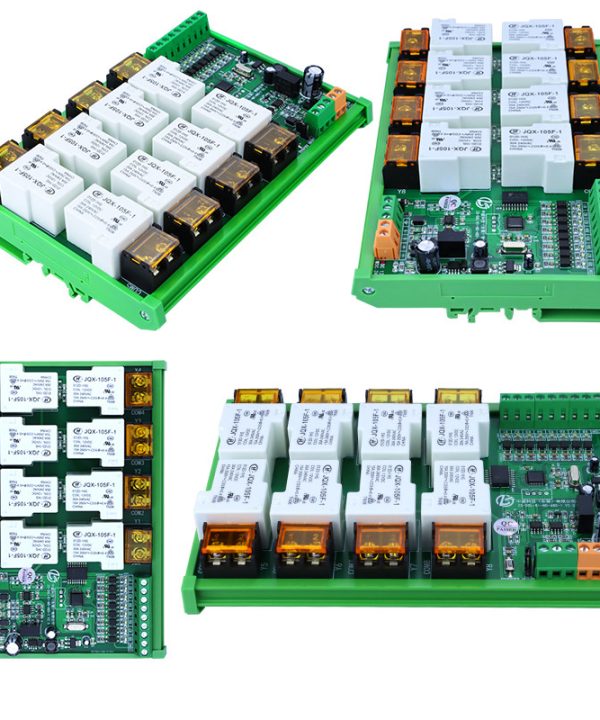 Công Tắc Đầu Ra Module Rơ Le 30A, Đầu Vào Kỹ Thuật Số, Giao Tiếp 8 Kênh, Bảng Điều Khiển Mở Rộng IO, Modbus Điện Từ