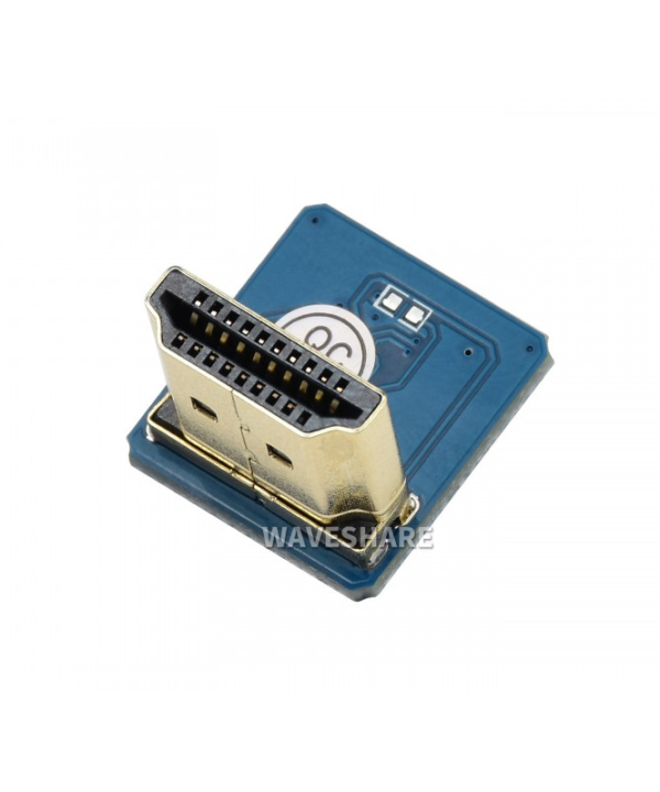 Bộ chuyển đổi tương thích HDMI Waveshare cho đầu nối dọc/góc phải tương thích HDMI tự làm