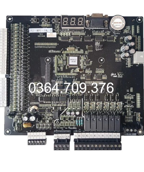 Bảng mạch PCB chính điều khiển biến tần thang máy thang máy phụ tùng FJ-MPU-V4.0