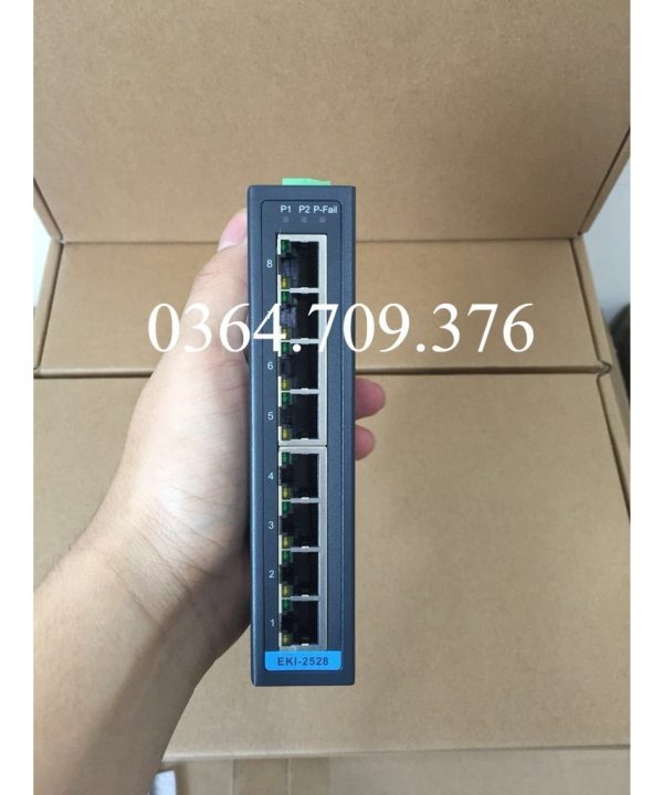 Công Tắc Cấp Công Nghiệp 5 Cổng 100 M 8 Cổng EKI-2525-BE EKI-2528-BE Nguyên Bản Hoàn Toàn Mới Của Advantech New