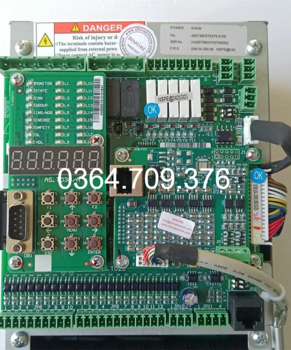 As380 4t05p5 5.5KW thang máy phụ tùng biến tần nâng chuyển đổi tần số thang máy điều khiển thang máy PCB