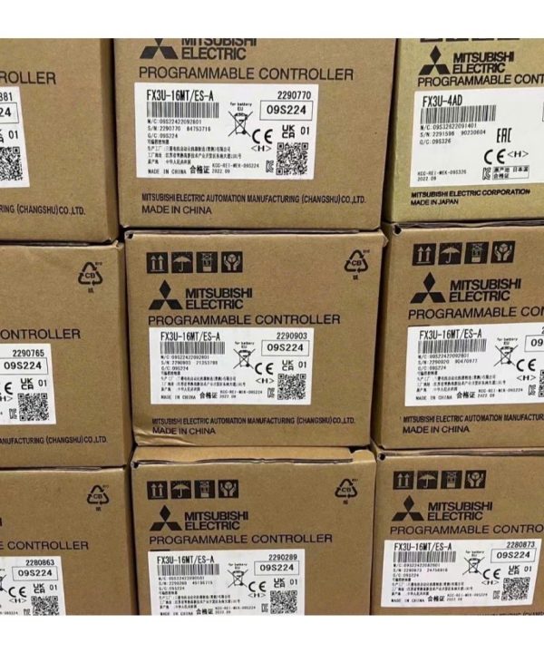 FX3U-16MT/ES-A Bộ lập trình PLC Mitsubishi FX3U-16MR/ES-A