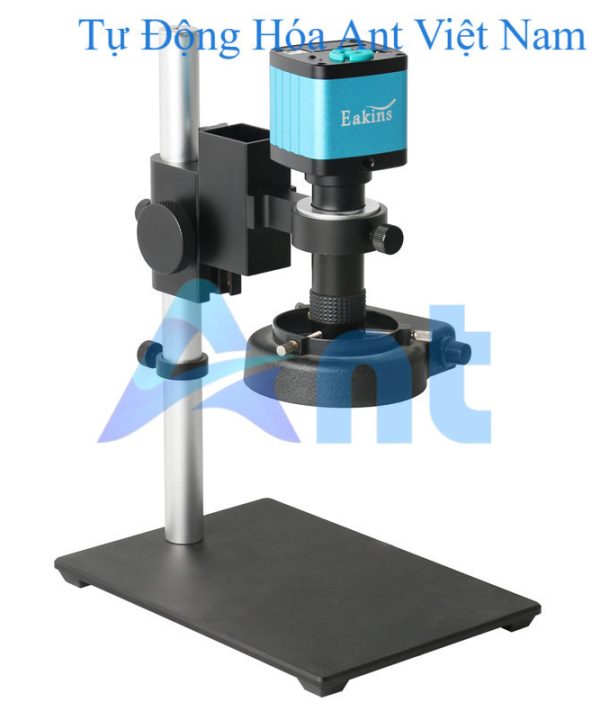 Eakins 48MP 4K HDMI USB Digital Video Monocular Microscope Camera Continus Zoom 100X 130X C-Mount Soldering