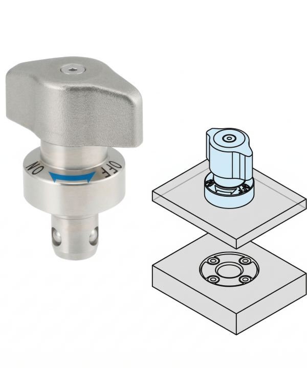 Kẹp xoay QCWES1634-20S IMAO