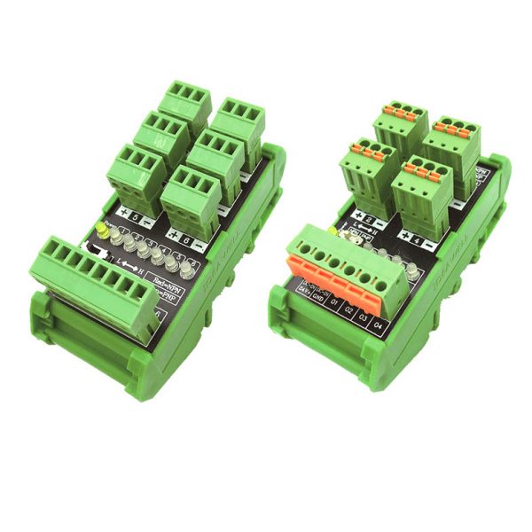 Two-wire Three-wire Plc Input Module 4 6 way Proximity Switch Sensor Terminal Block Photoelectric Conversion Board For NPN / PNP
