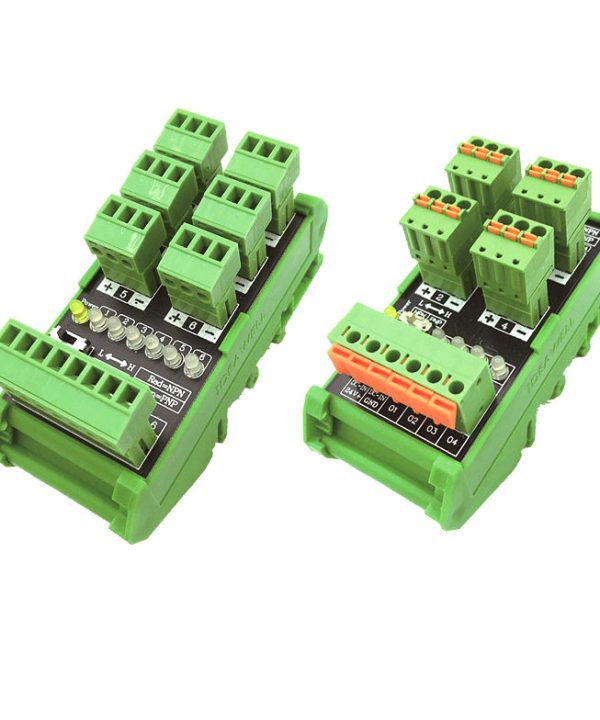 Two-wire Three-wire Plc Input Module 4 6 way Proximity Switch Sensor Terminal Block Photoelectric Conversion Board For NPN / PNP